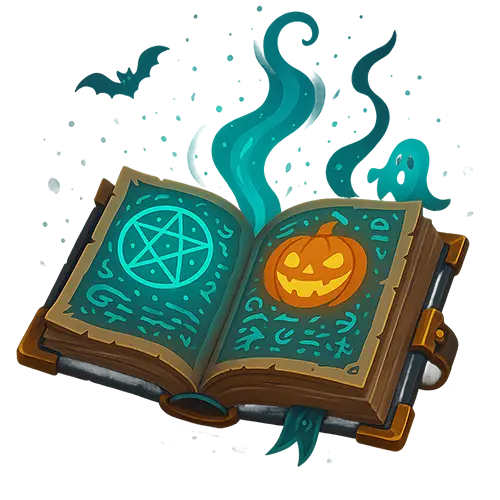 Ancient mystical book